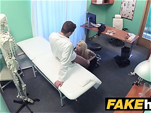 fake hospital Fit ash-blonde bj's penis