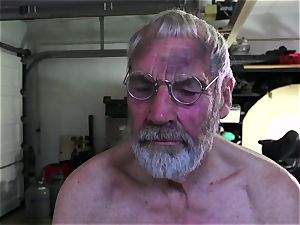 Such an virginal petite young puss for elderly super-naughty stud