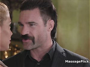 hefty orb masseuses handling porn mustache s man rod